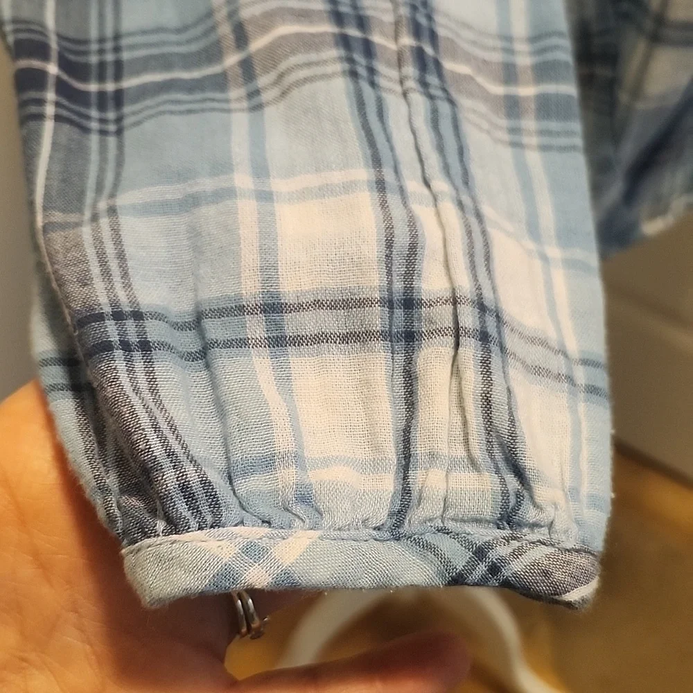 Sundance flannel shirt size M Patchwork Cotton